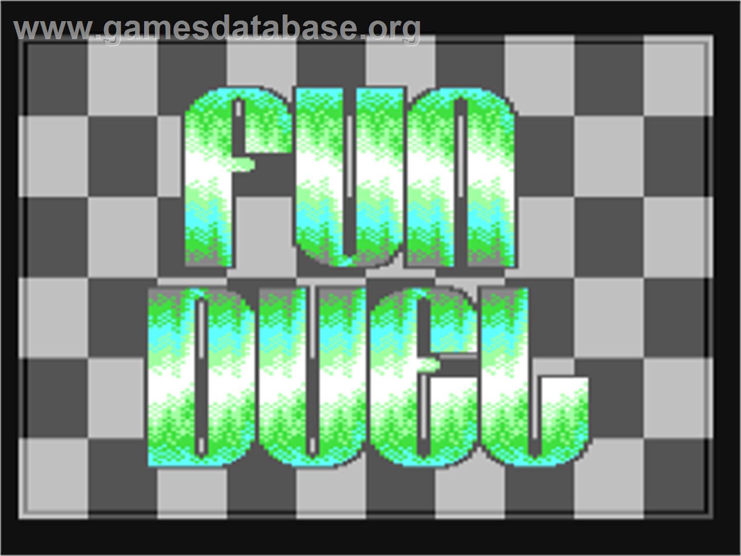 Fun Duel - Commodore 64 - Artwork - Title Screen