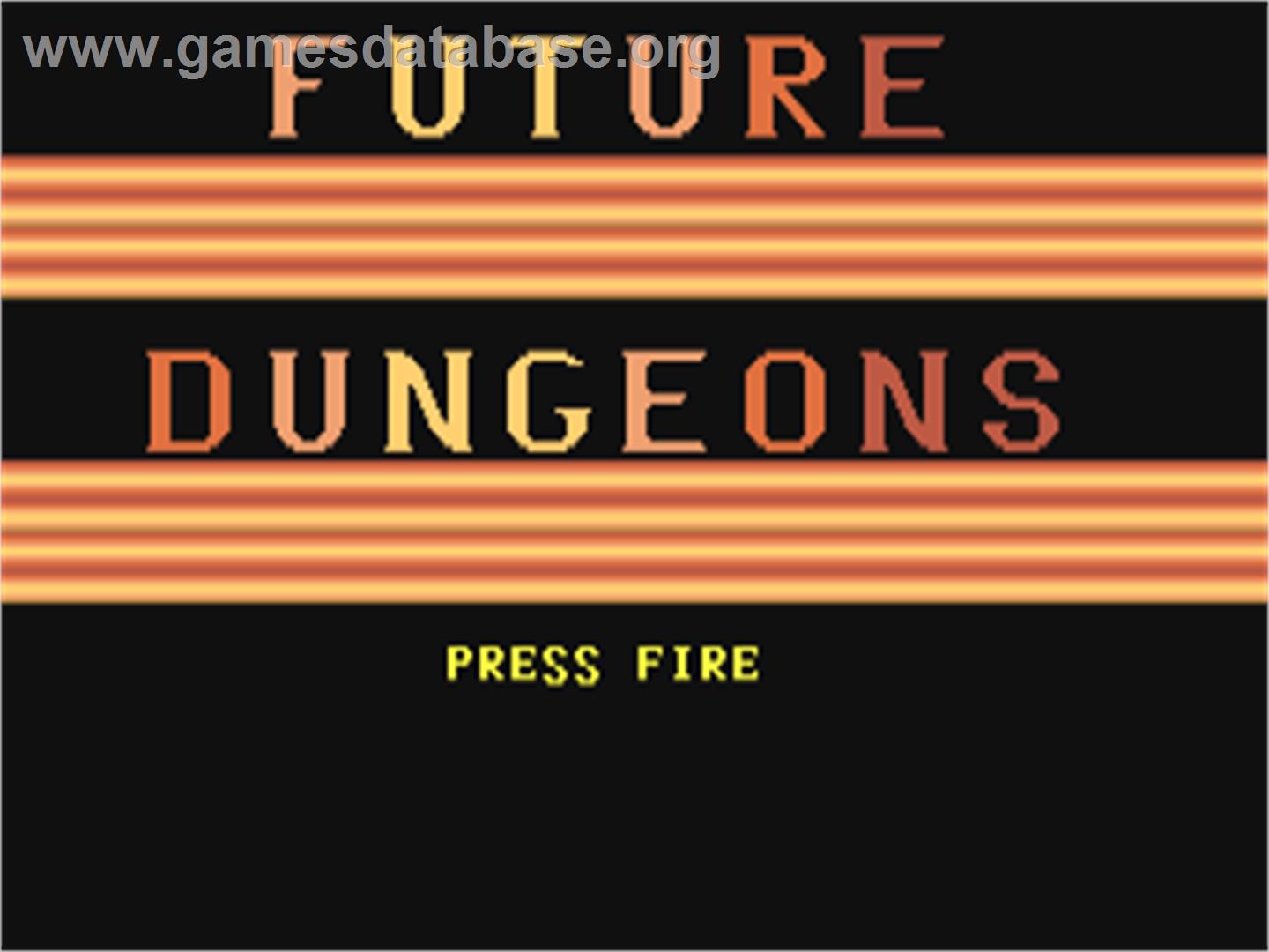 Future Dungeons - Commodore 64 - Artwork - Title Screen