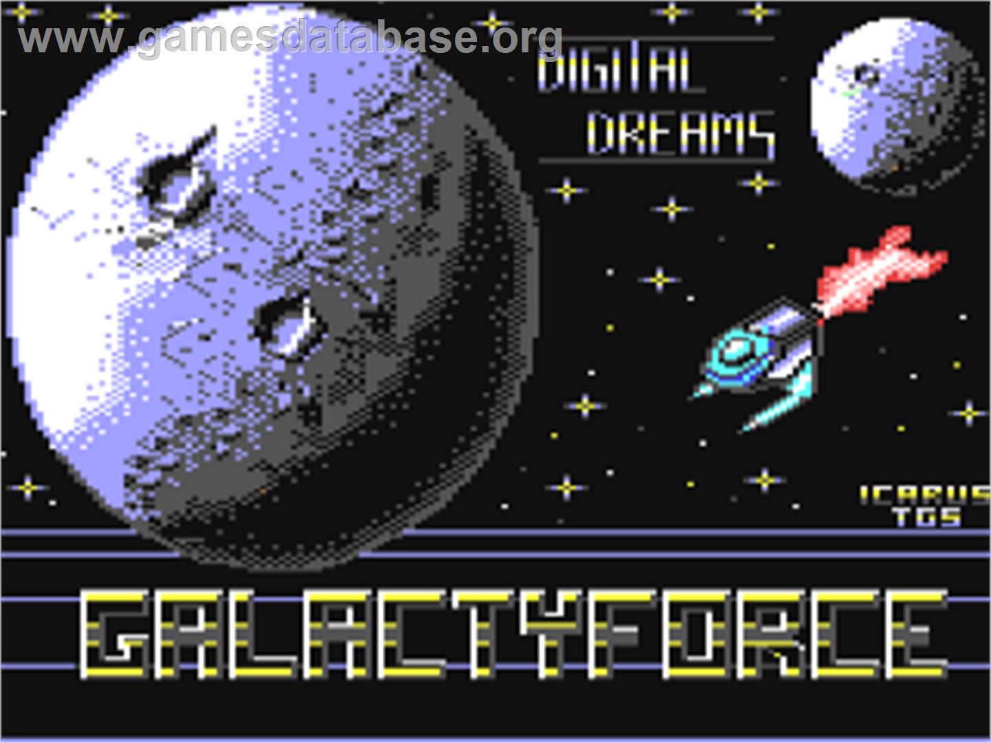 Galactyforce - Commodore 64 - Artwork - Title Screen