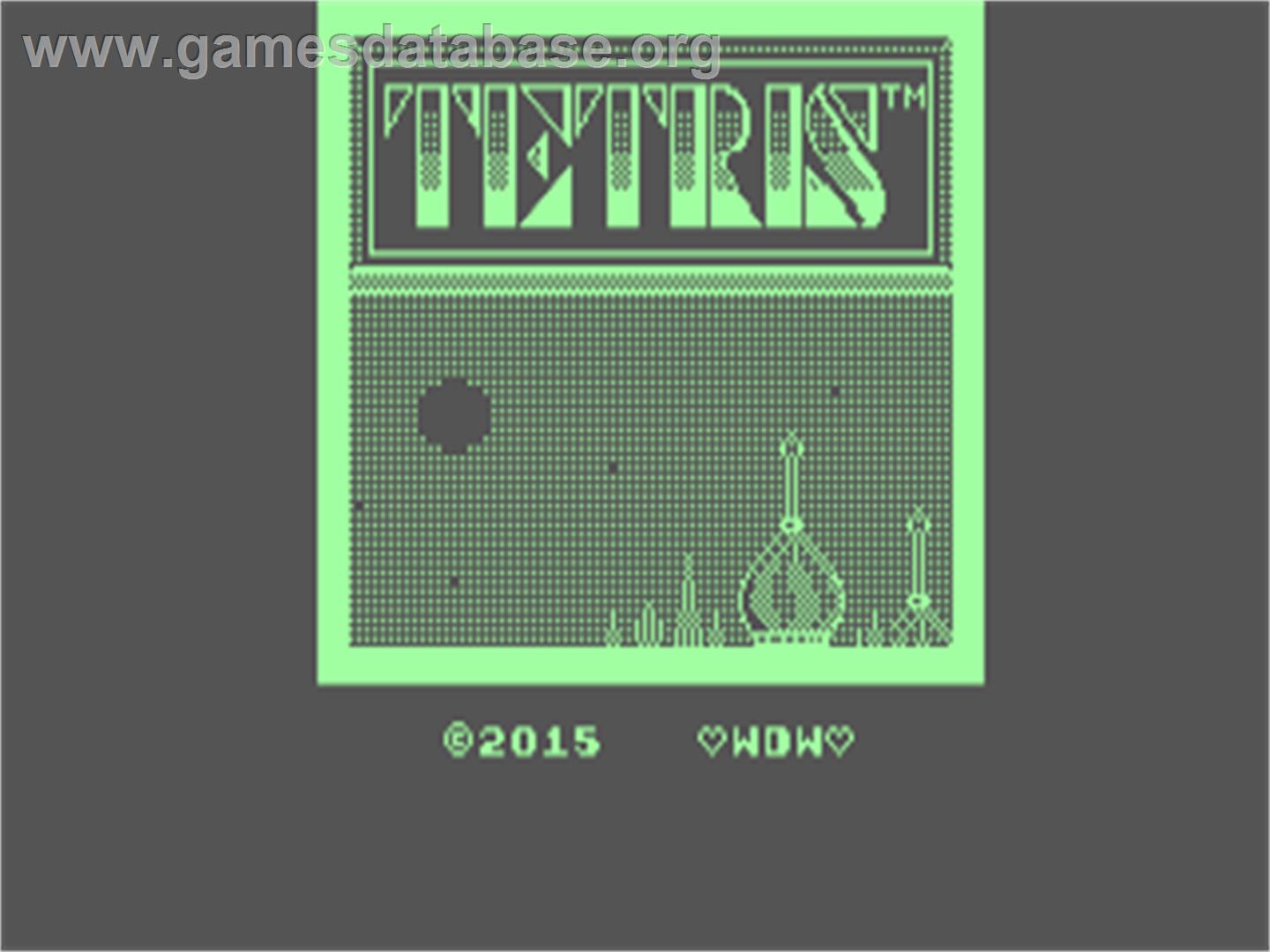 Gameboy Tetris (Binary Zone) - Commodore 64 - Artwork - Title Screen