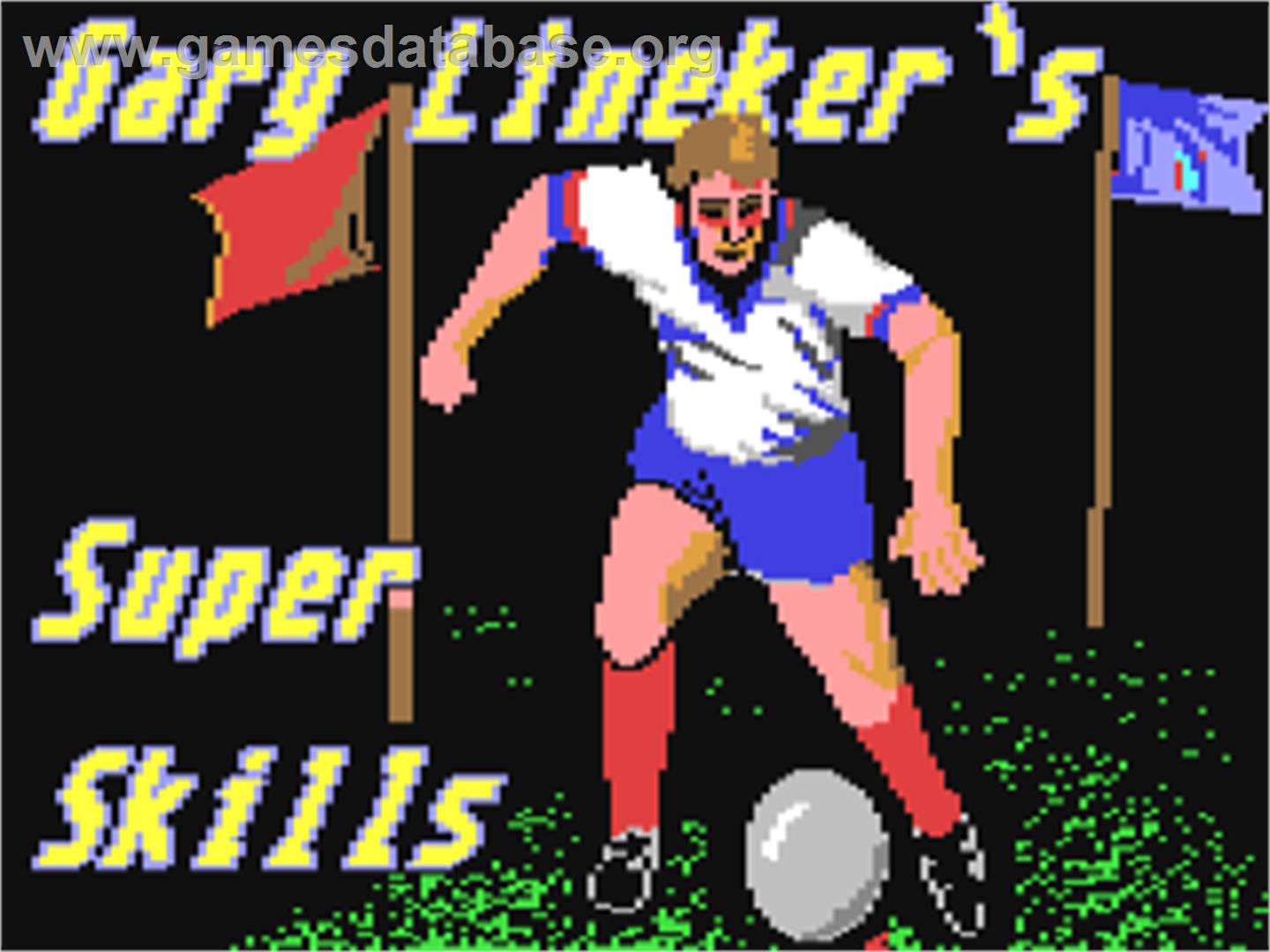Gary Linekers Superskills - Commodore 64 - Artwork - Title Screen