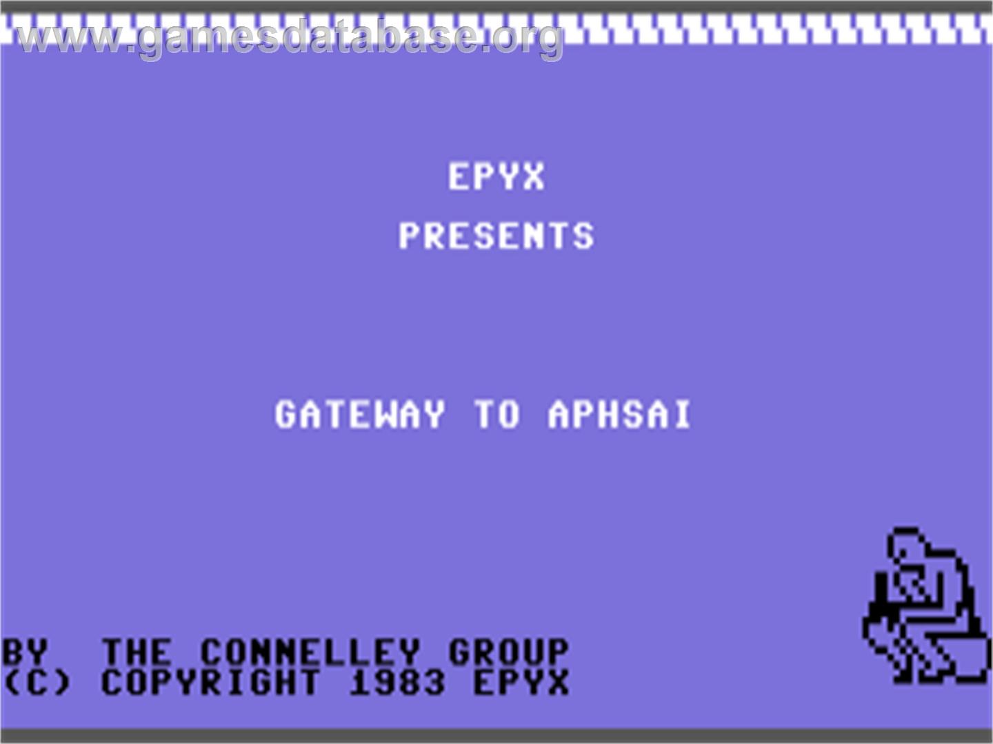 Gateway to Apshai - Commodore 64 - Artwork - Title Screen