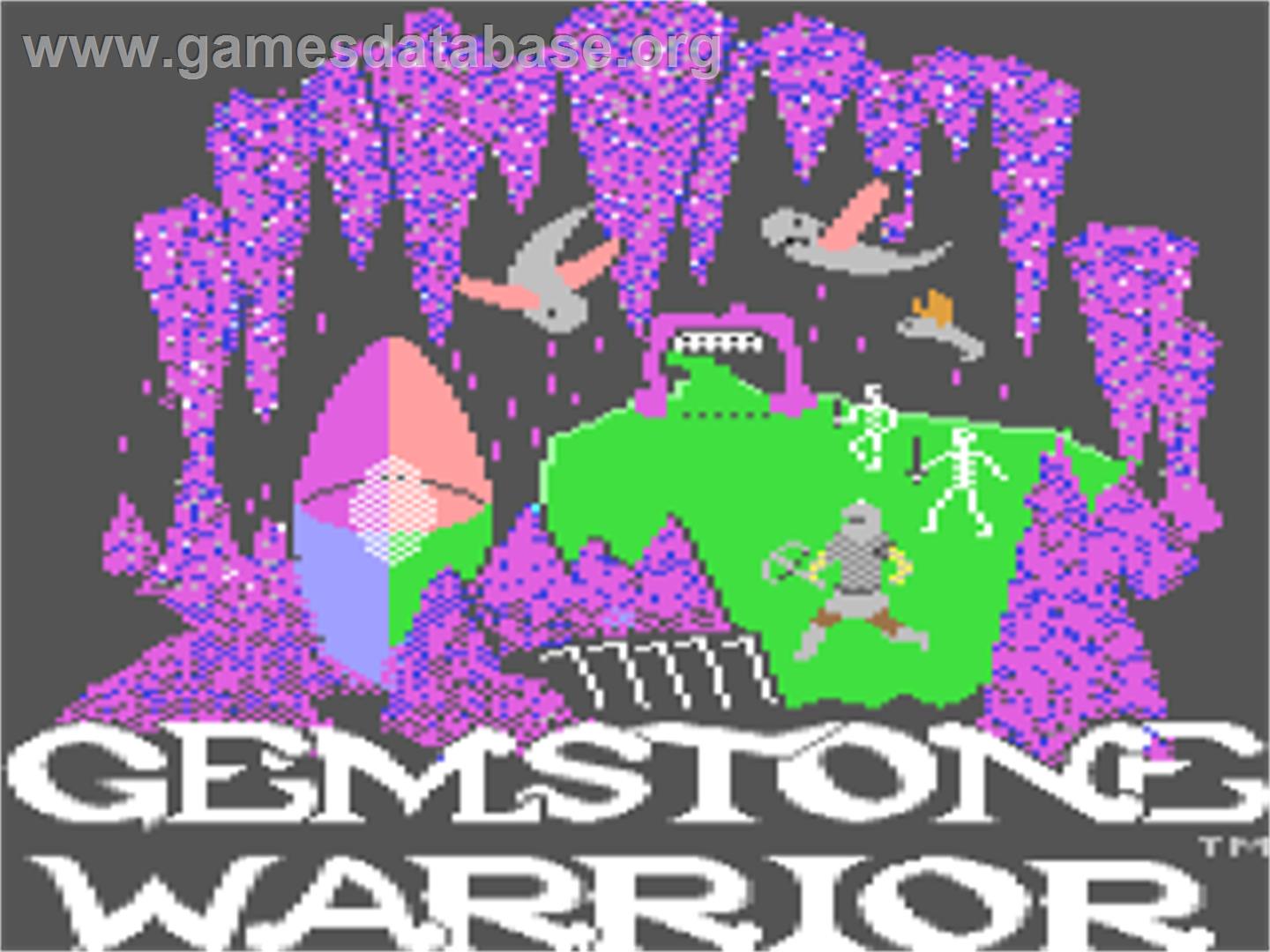 Gemstone Warrior - Commodore 64 - Artwork - Title Screen