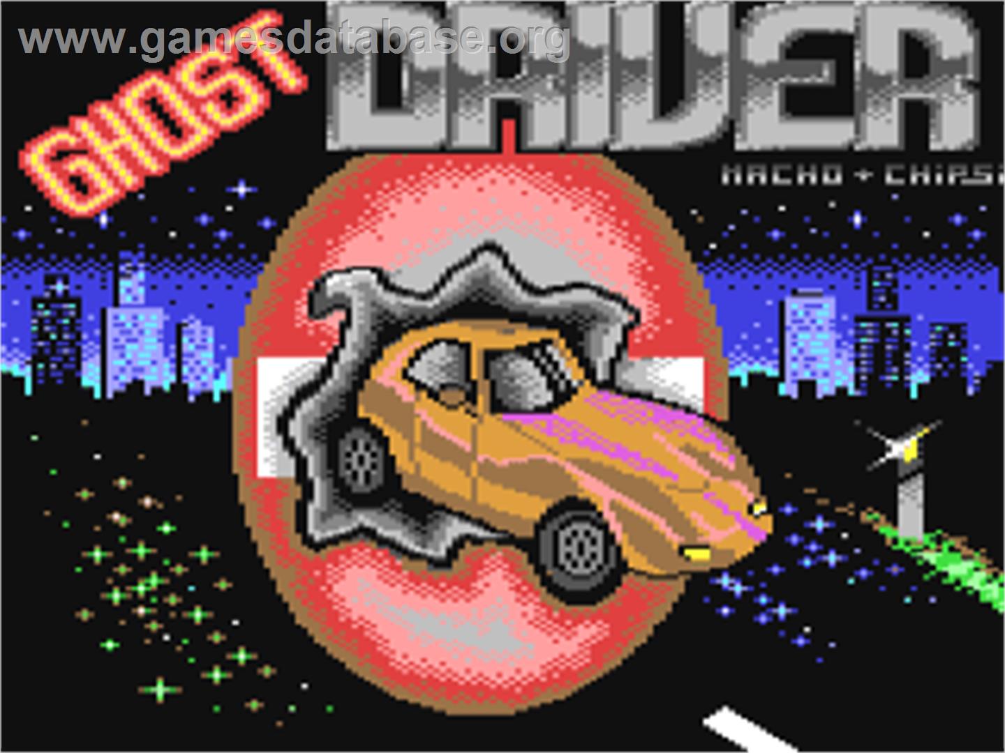 Ghost Driver - Commodore 64 - Artwork - Title Screen