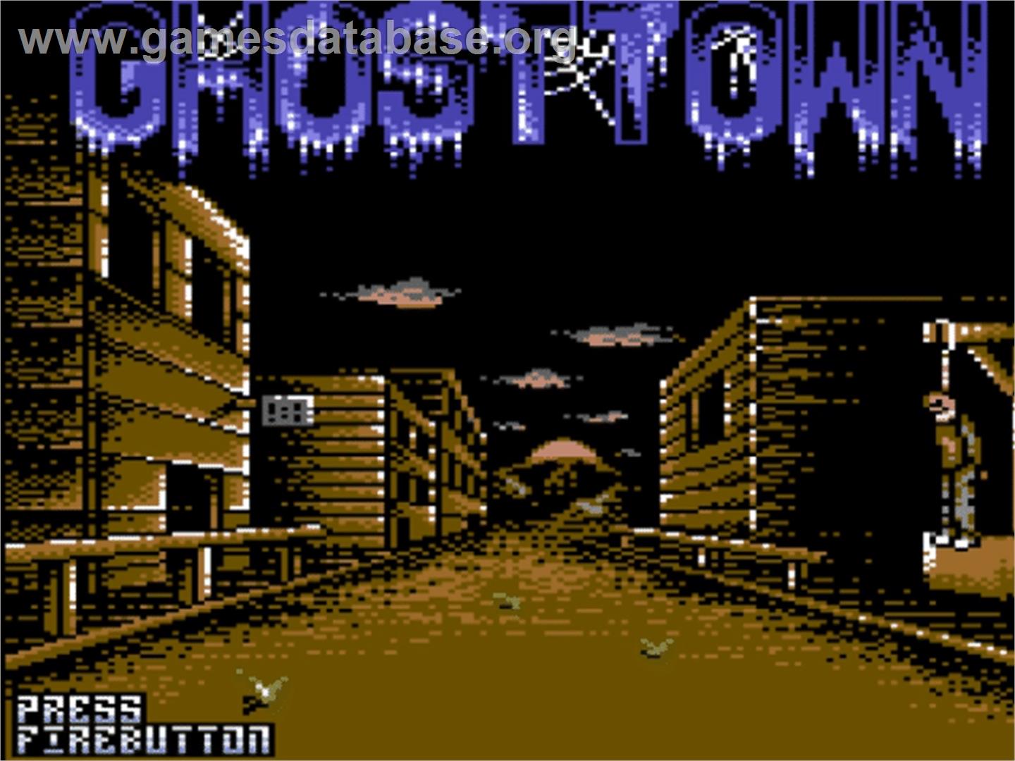Ghost Town (Commodore) - Commodore 64 - Artwork - Title Screen