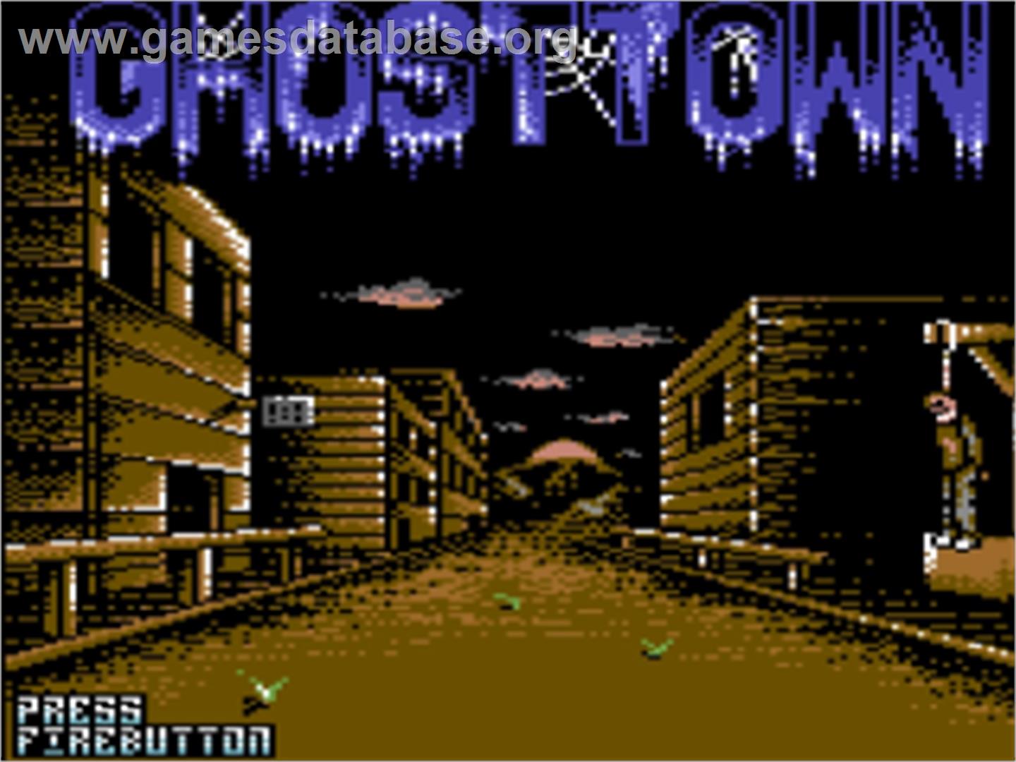 Ghost Town - Commodore 64 - Artwork - Title Screen