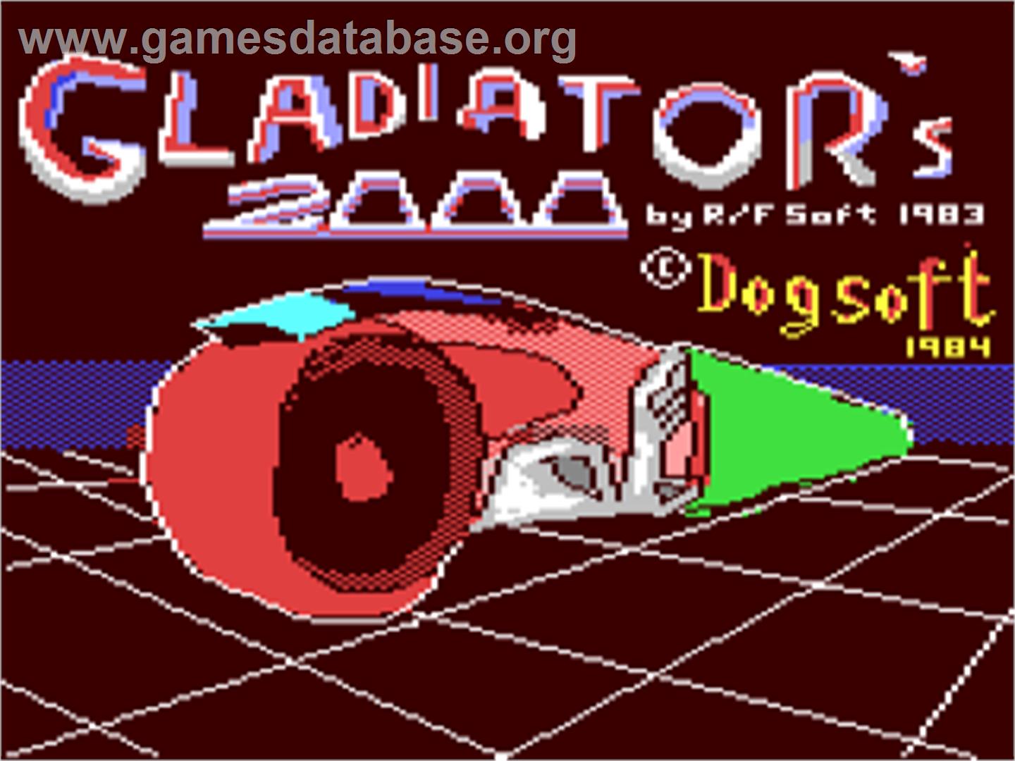 Gladiator's 2000 - Commodore 64 - Artwork - Title Screen