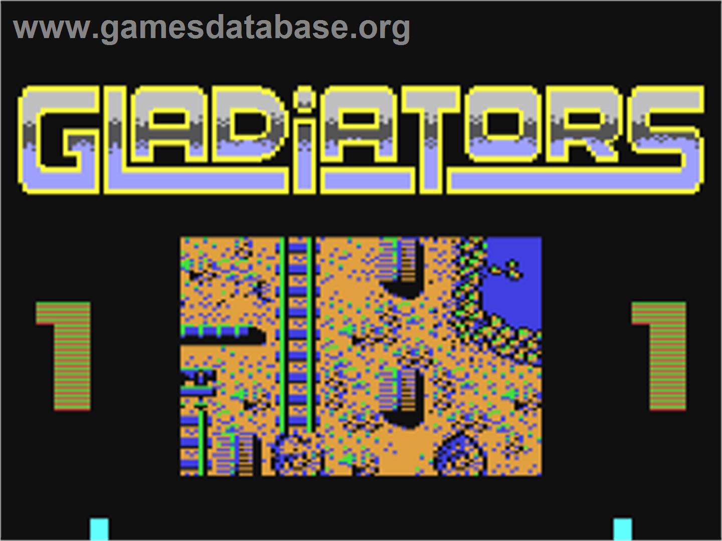 Gladiators - Commodore 64 - Artwork - Title Screen