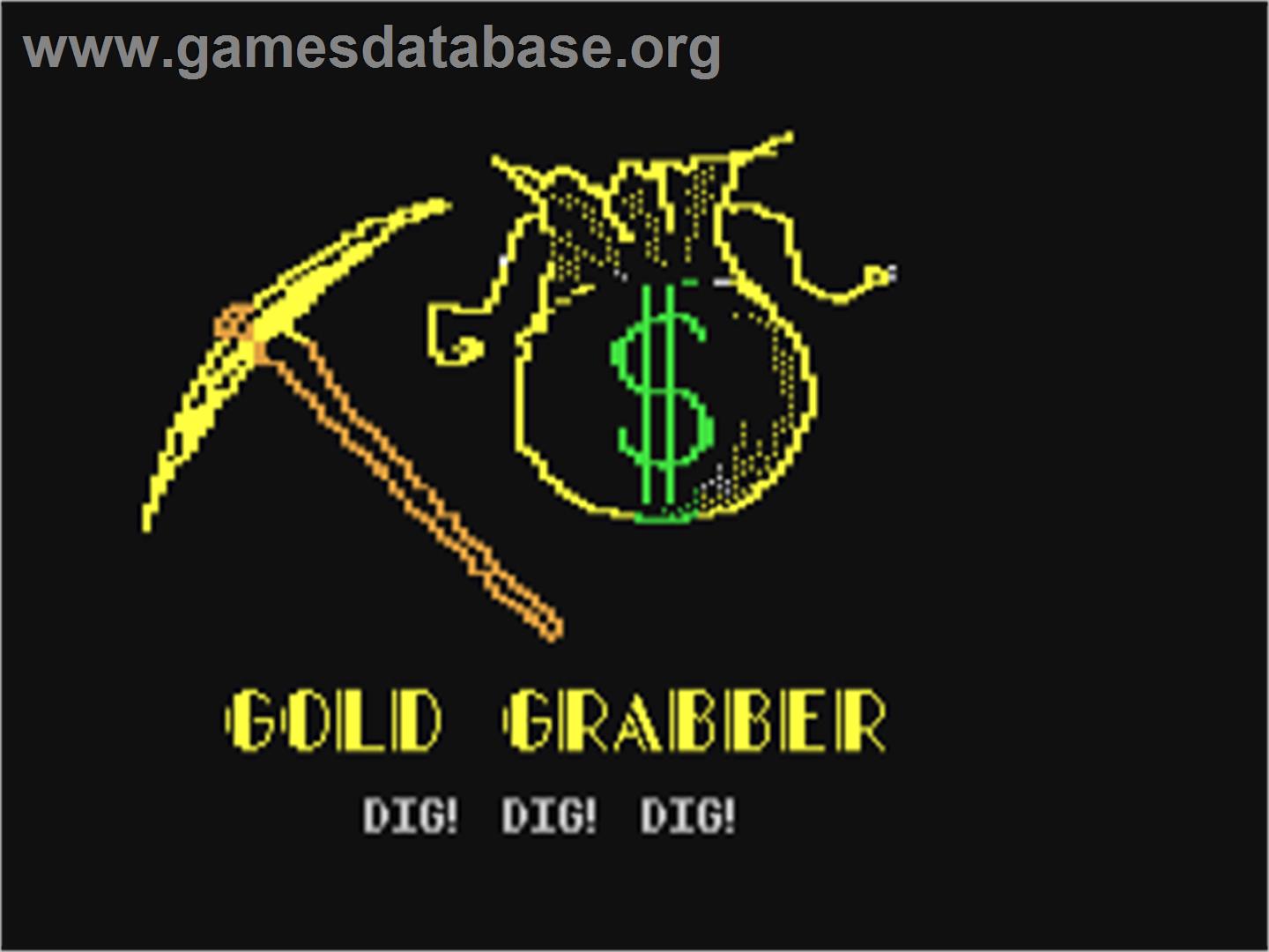 Gold Grabber - Commodore 64 - Artwork - Title Screen