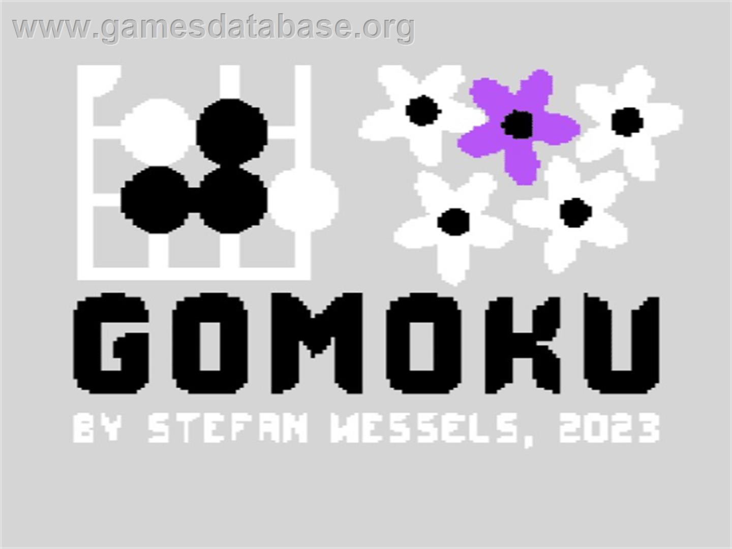 Gomoku (Interface Publications) - Commodore 64 - Artwork - Title Screen