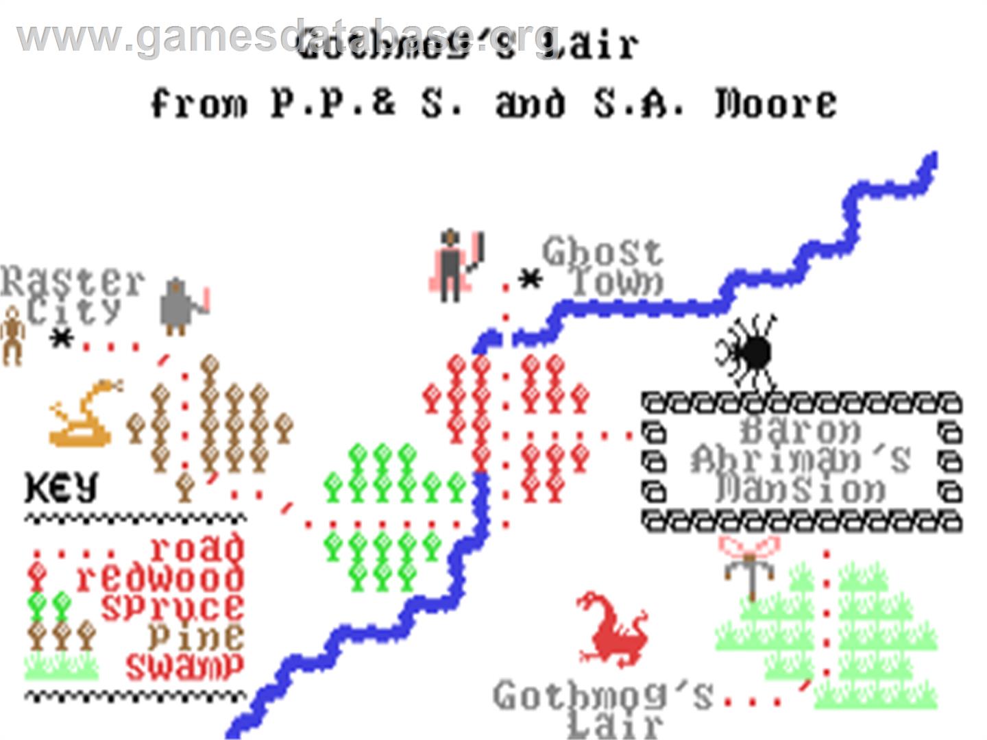 Gothmog's Lair - Commodore 64 - Artwork - Title Screen