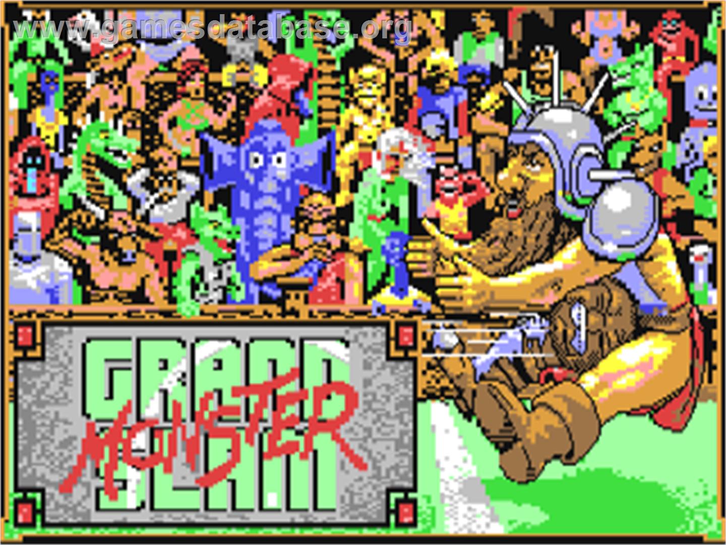 Grand Monster Slam - Commodore 64 - Artwork - Title Screen