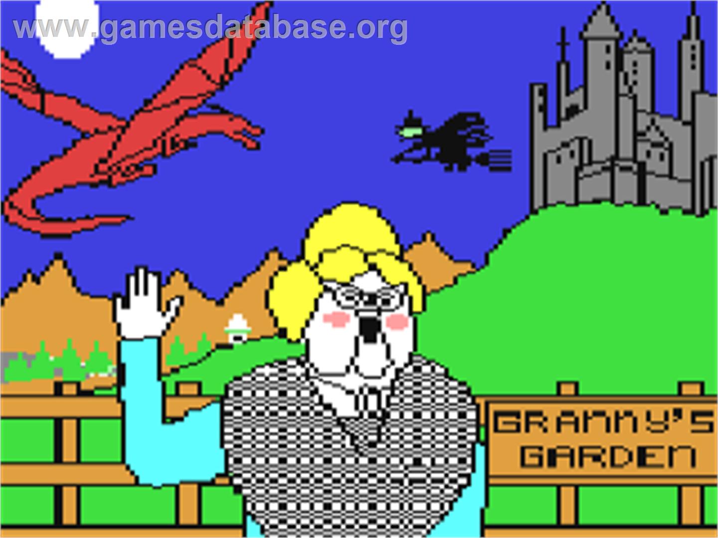 Granny's Garden - Commodore 64 - Artwork - Title Screen