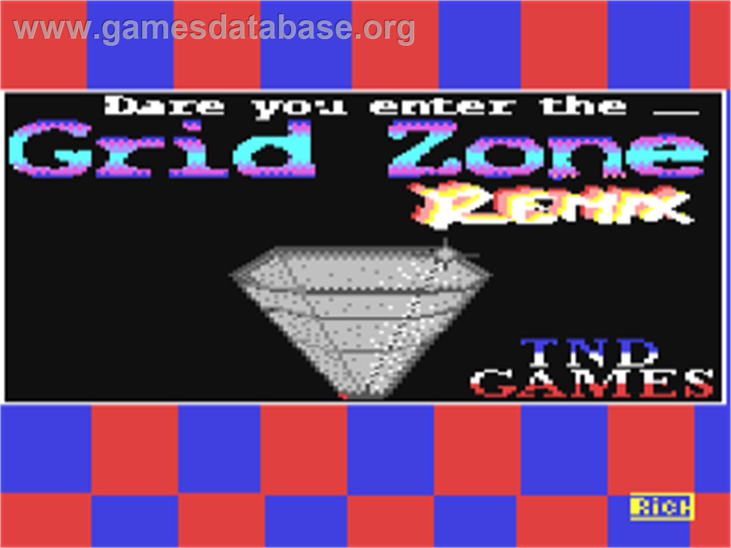 Grid Zone Remix - Commodore 64 - Artwork - Title Screen