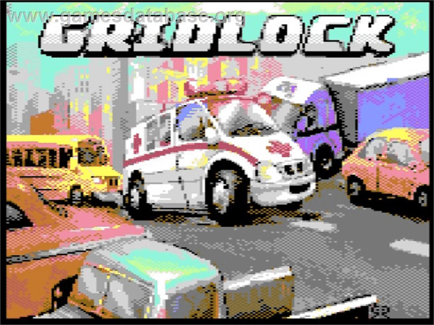 Gridlock - Commodore 64 - Artwork - Title Screen