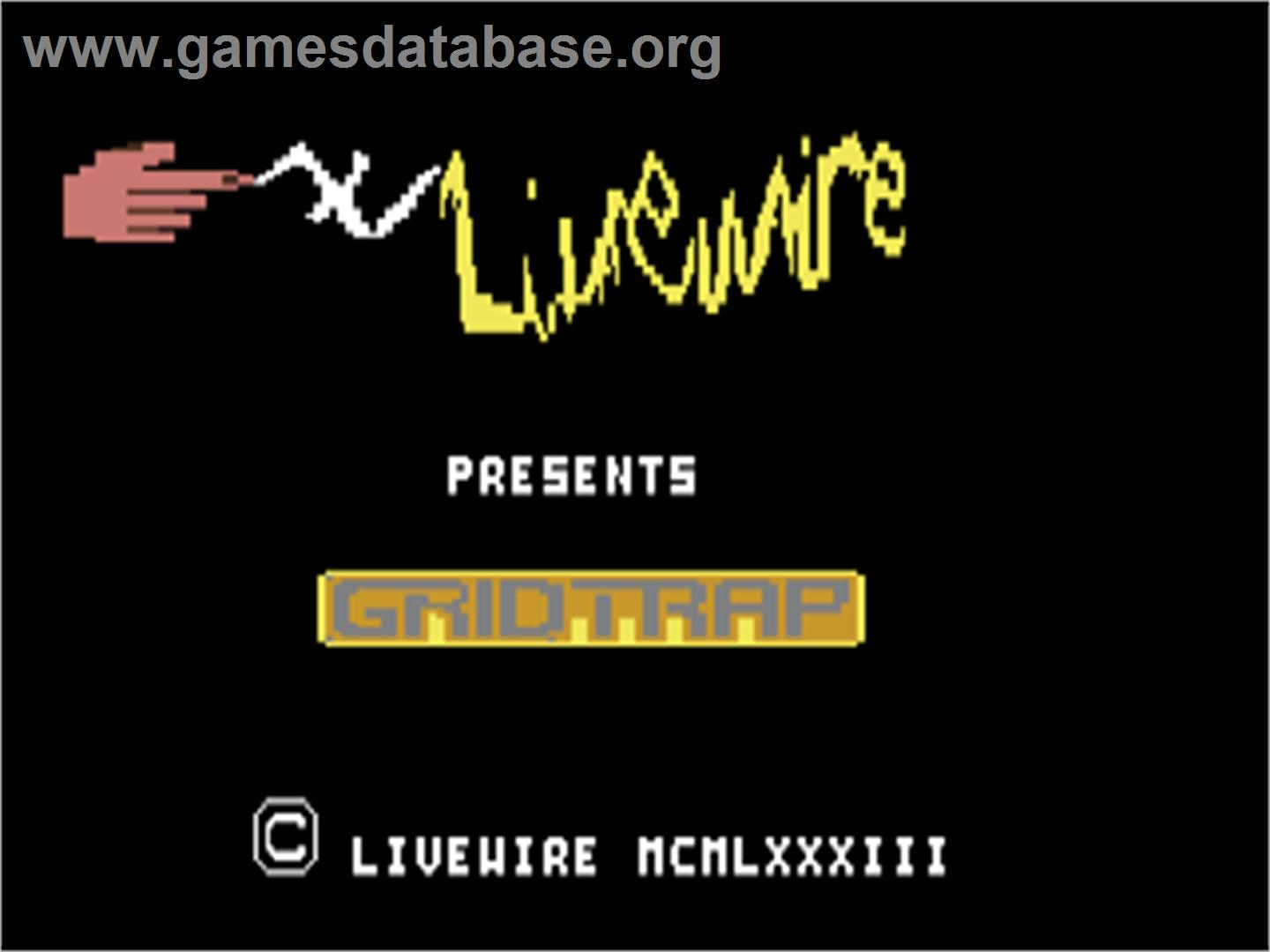 Gridtrap - Commodore 64 - Artwork - Title Screen