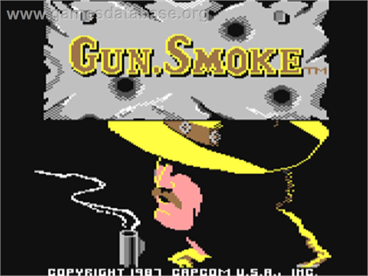 Gun.Smoke - Commodore 64 - Artwork - Title Screen