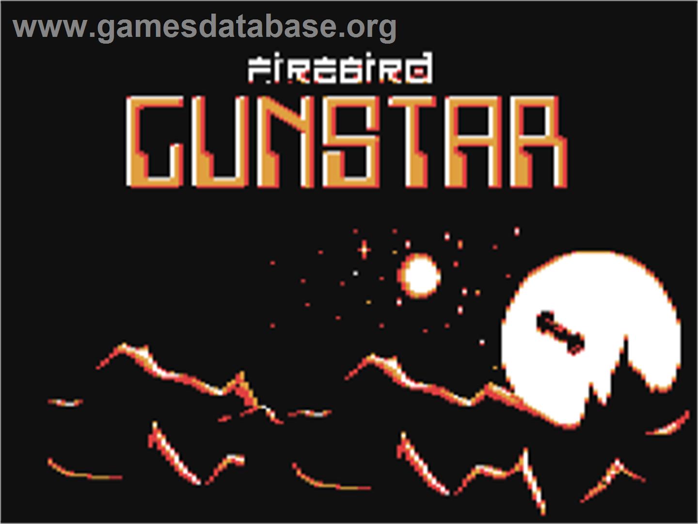 Gunstar - Commodore 64 - Artwork - Title Screen