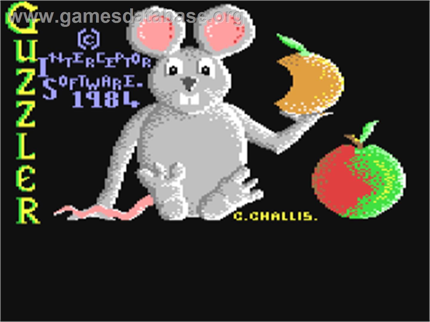 Guzzler - Commodore 64 - Artwork - Title Screen