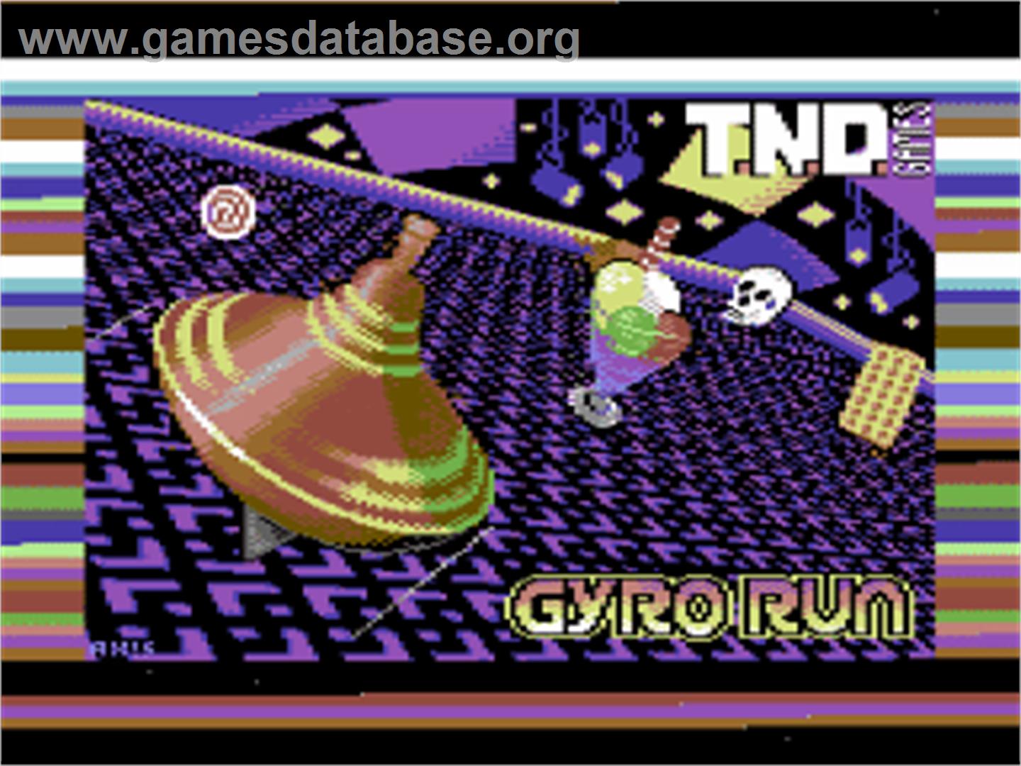 Gyro Run - Commodore 64 - Artwork - Title Screen