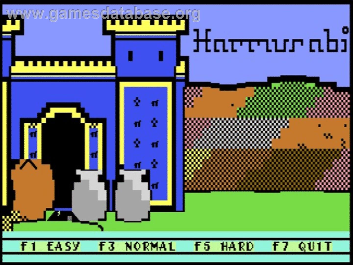 Hammurabi (Rob Suykerbuyk) - Commodore 64 - Artwork - Title Screen