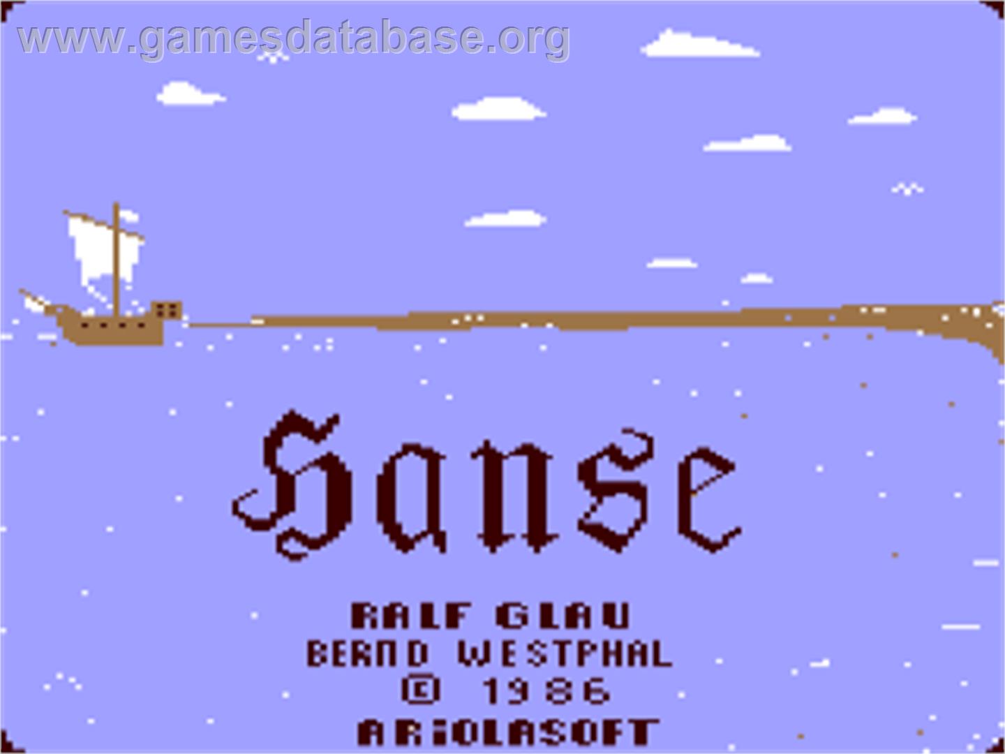 Hanse - Commodore 64 - Artwork - Title Screen