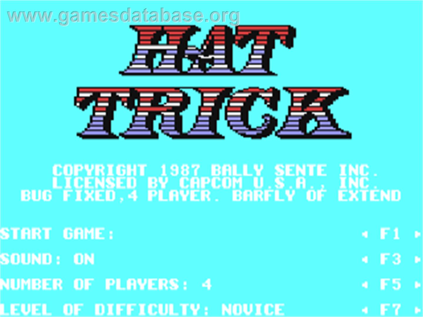 Hat Trick 2020 - Commodore 64 - Artwork - Title Screen
