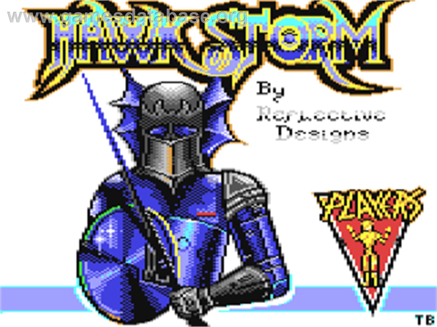 Hawk Storm - Commodore 64 - Artwork - Title Screen