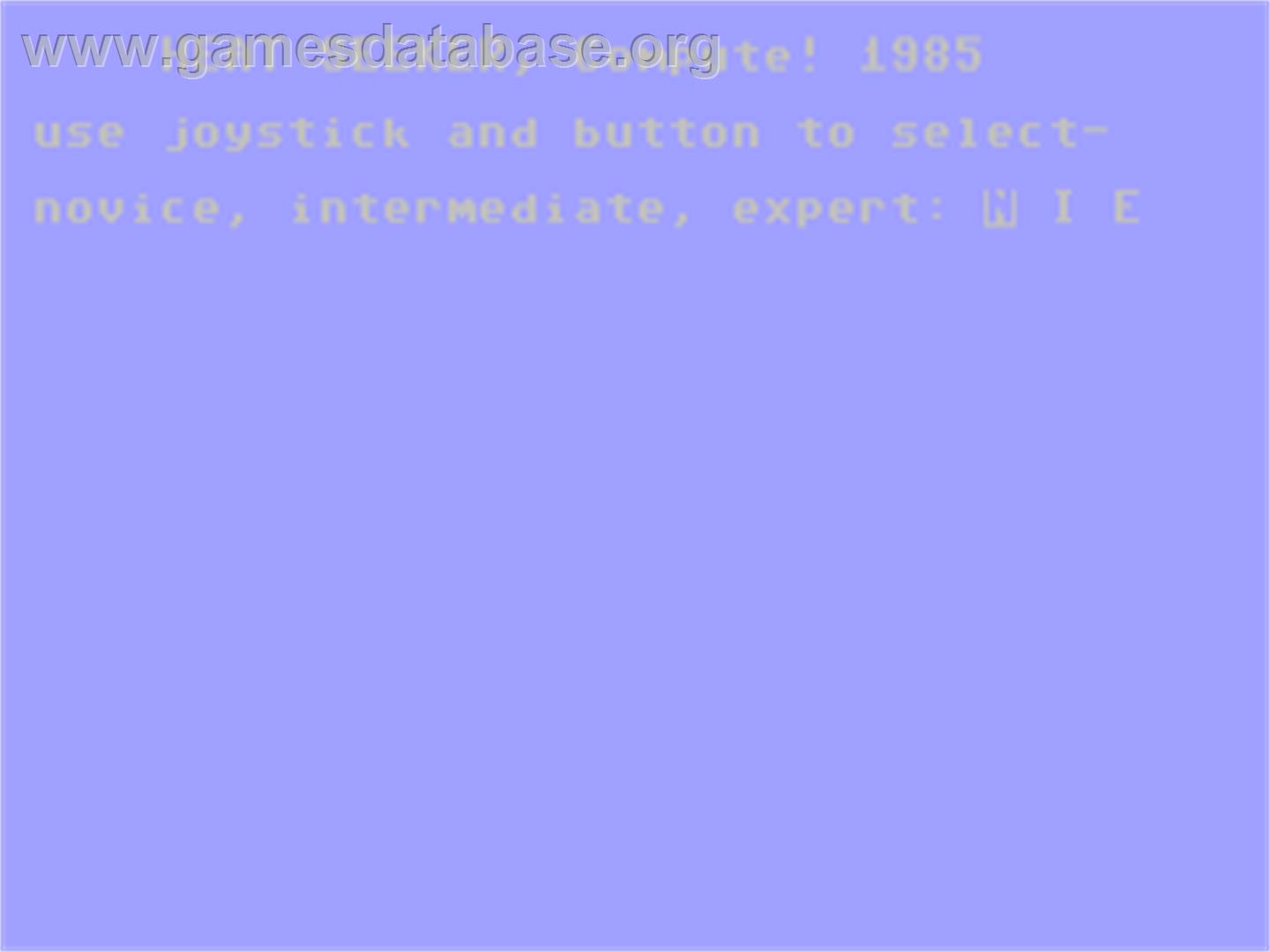 Heatseeker - Commodore 64 - Artwork - Title Screen
