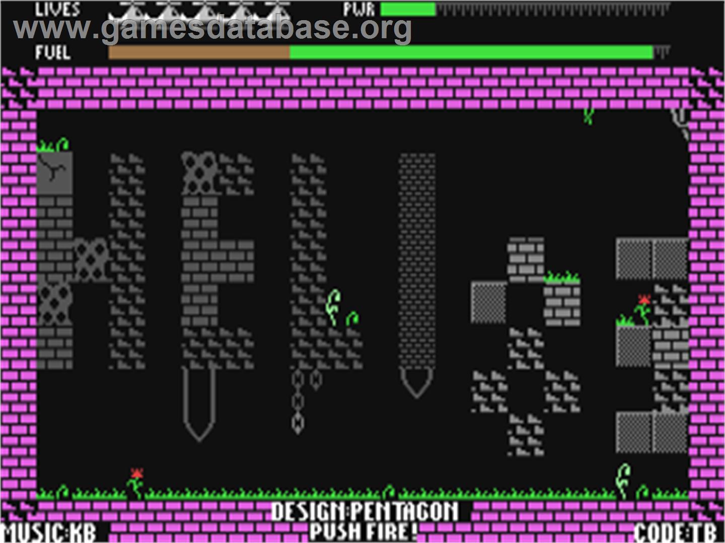 Heli 1983 - Commodore 64 - Artwork - Title Screen