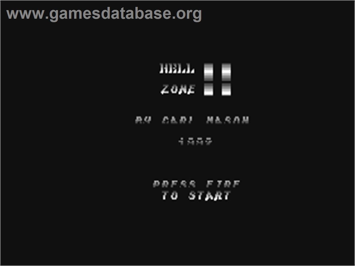 Hell Zone 2 - Commodore 64 - Artwork - Title Screen