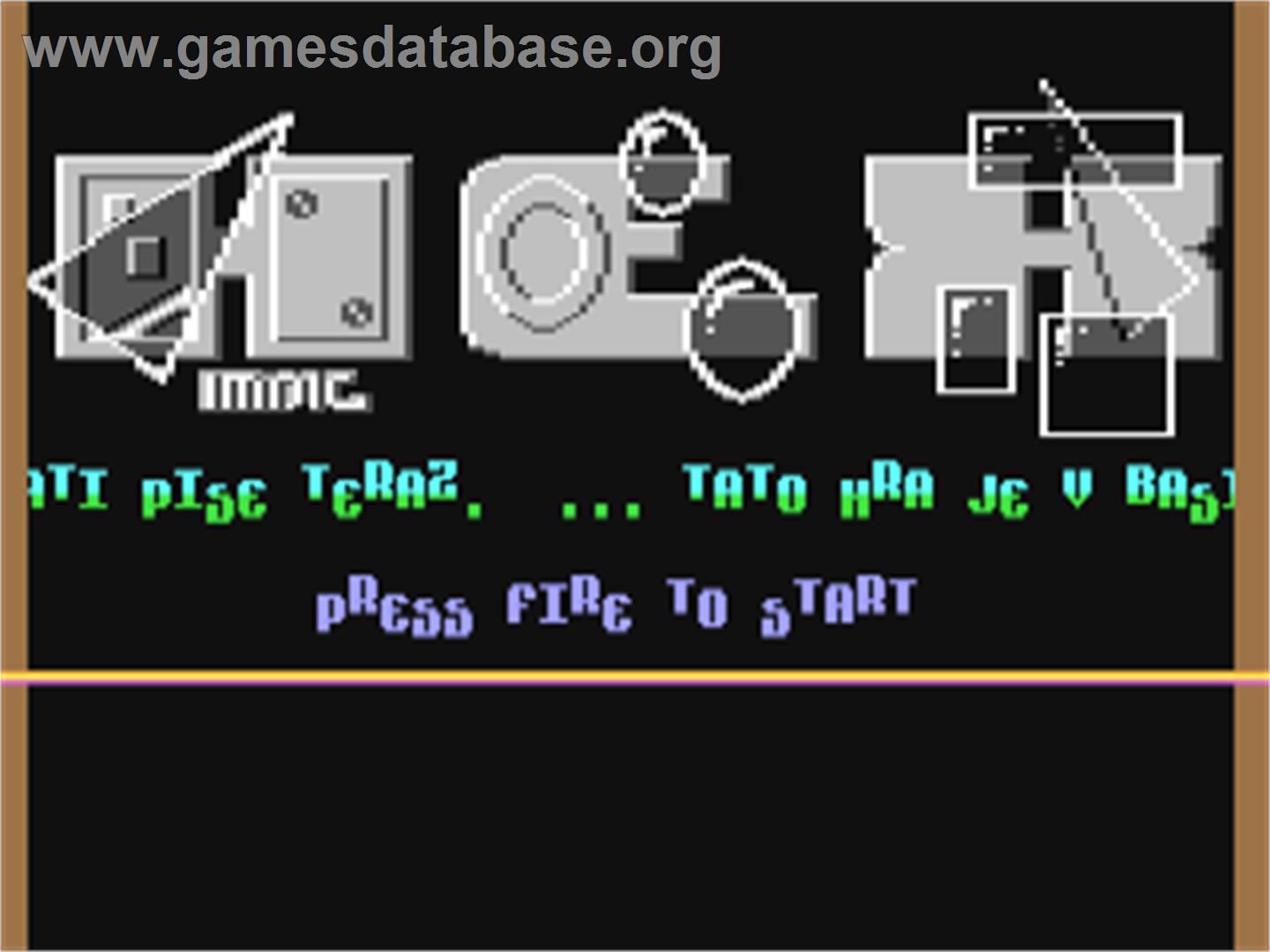 Hex - Commodore 64 - Artwork - Title Screen