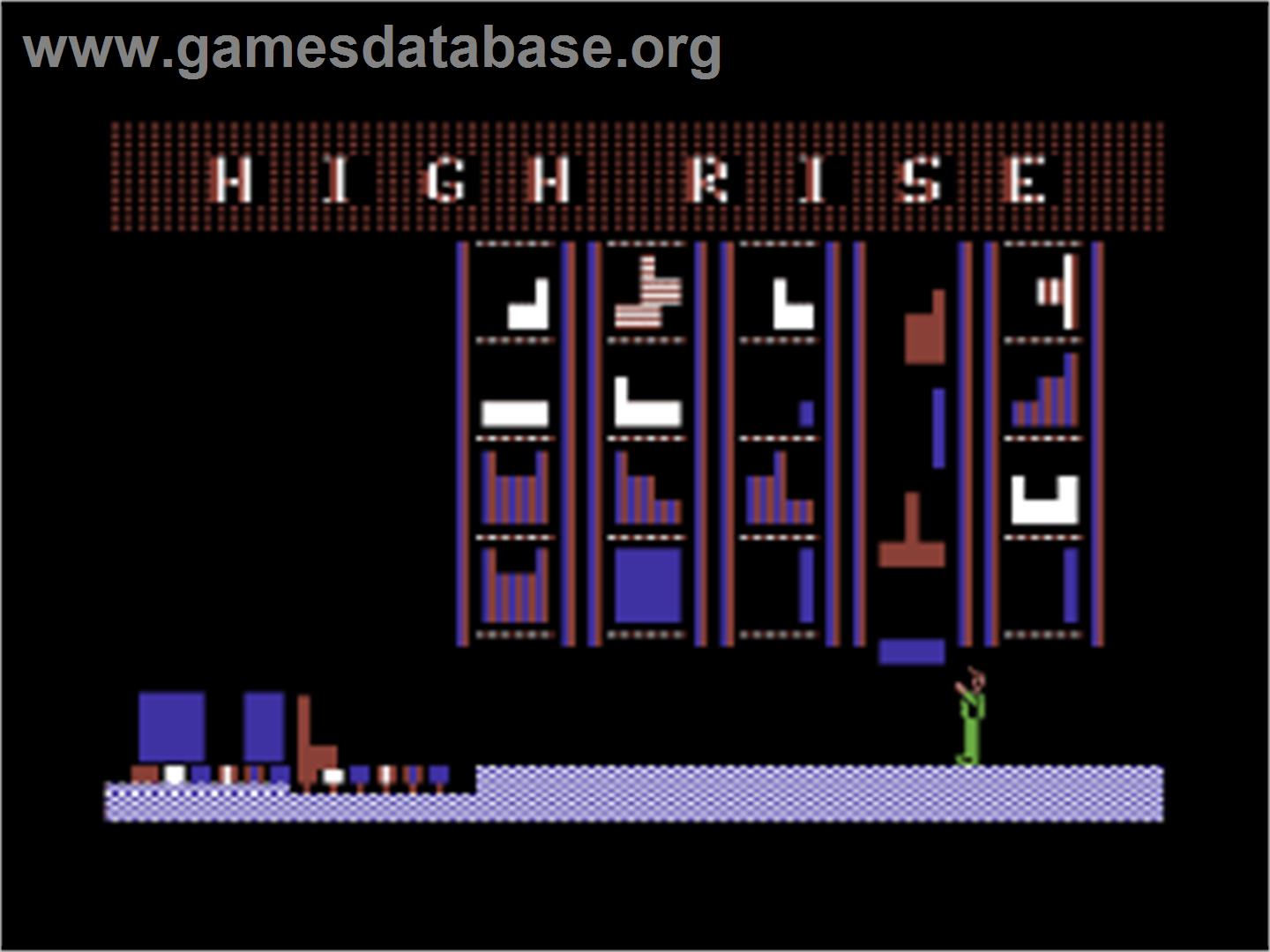 High Rise (Compute) - Commodore 64 - Artwork - Title Screen