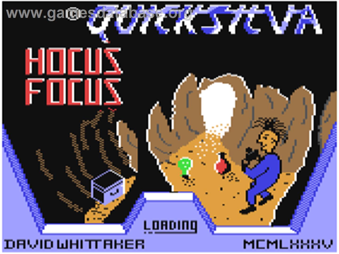 Hocus Focus - Commodore 64 - Artwork - Title Screen