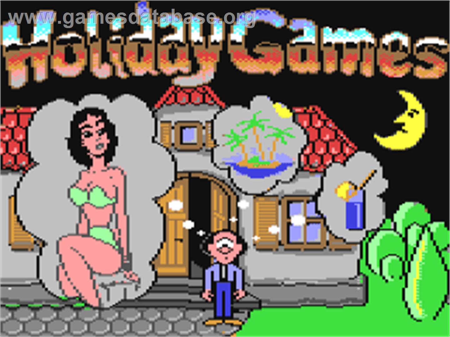 Holiday Games - Commodore 64 - Artwork - Title Screen