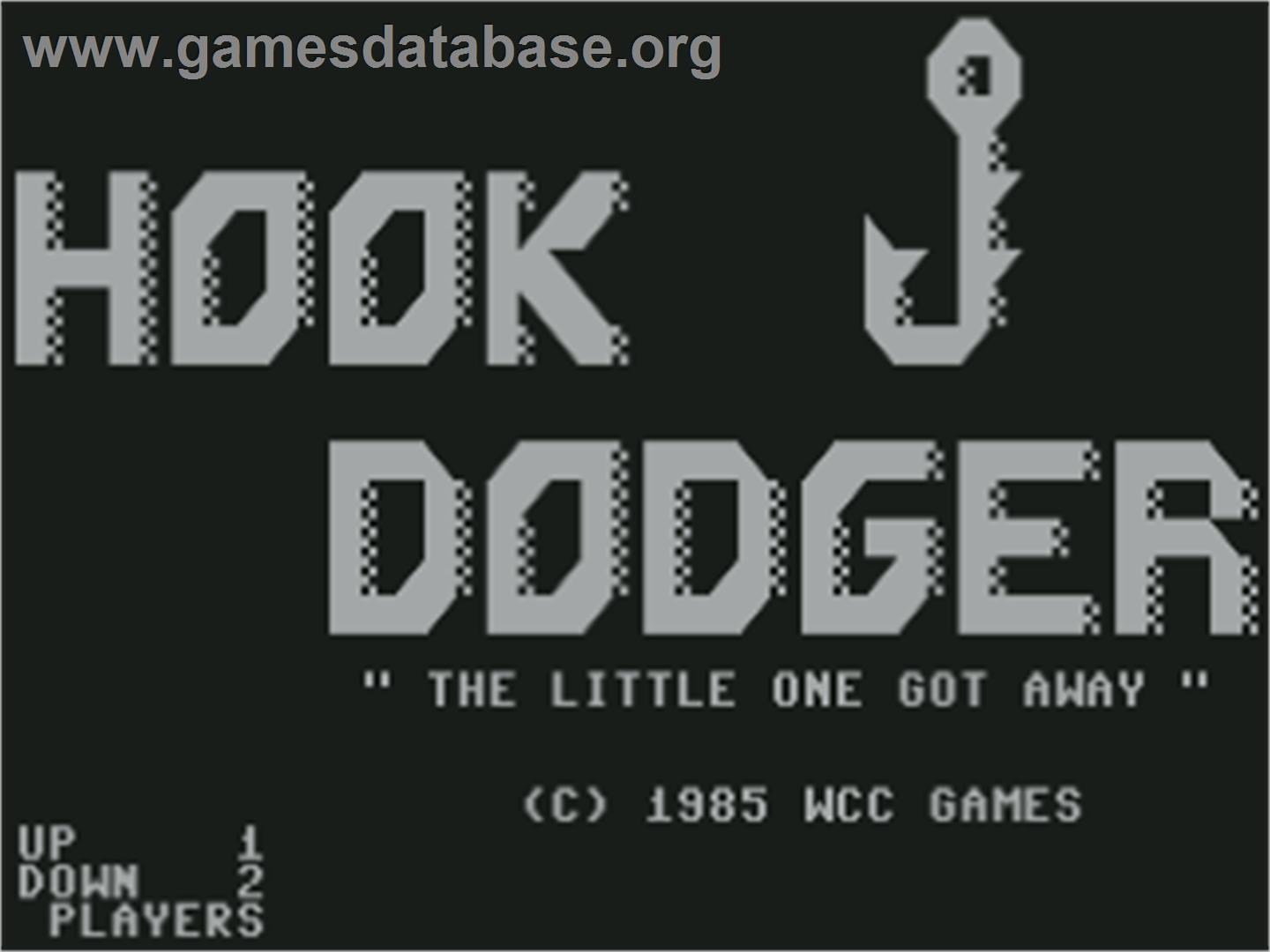 Hook Dodger - Commodore 64 - Artwork - Title Screen