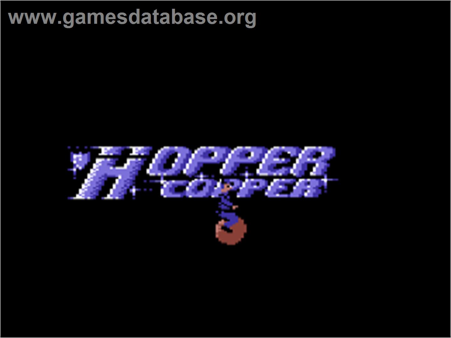 Hopper Copper - Commodore 64 - Artwork - Title Screen