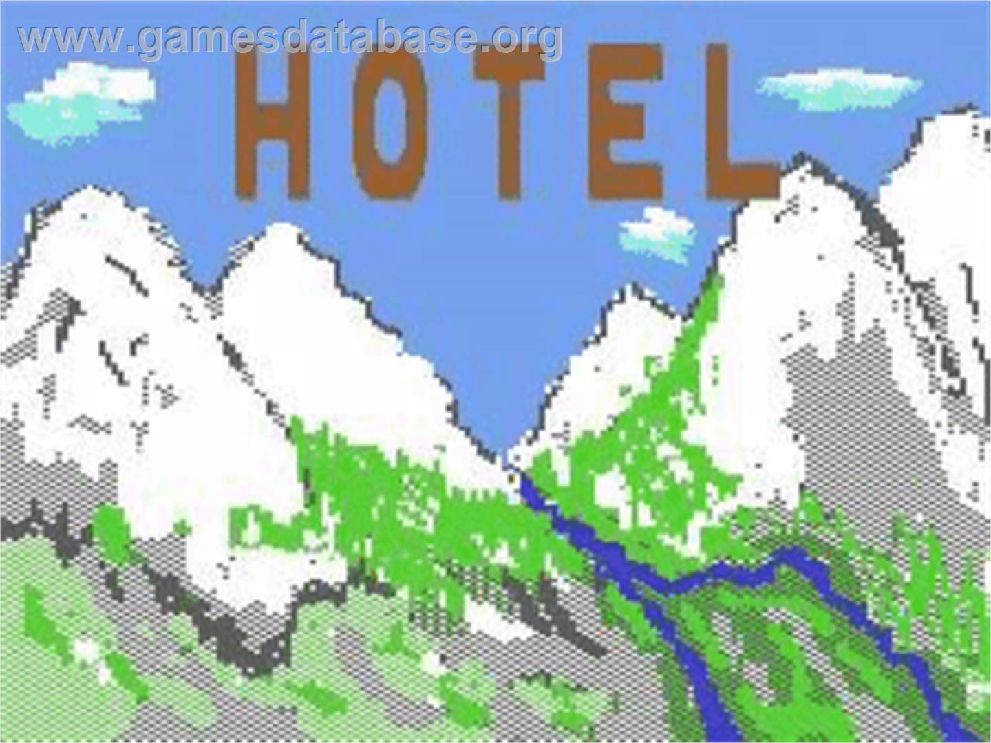 Hotel - Commodore 64 - Artwork - Title Screen