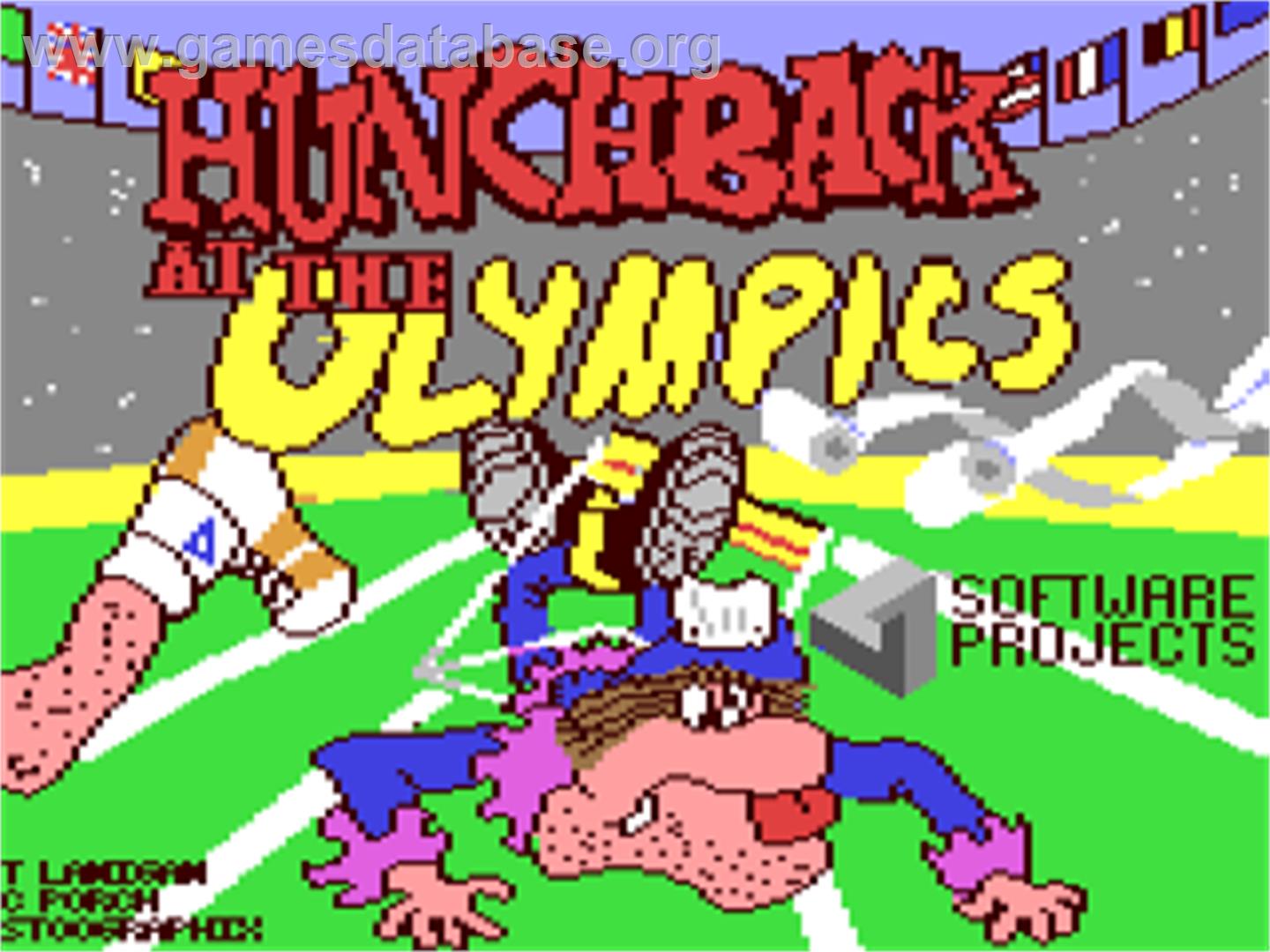 Hunchback at the Olympics - Commodore 64 - Artwork - Title Screen