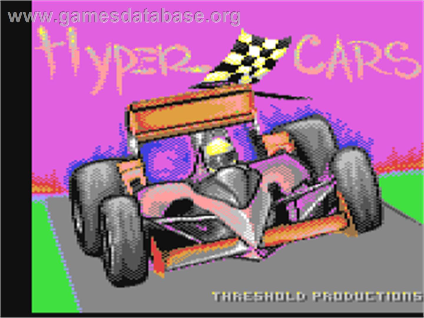 Hyper Cars - Commodore 64 - Artwork - Title Screen