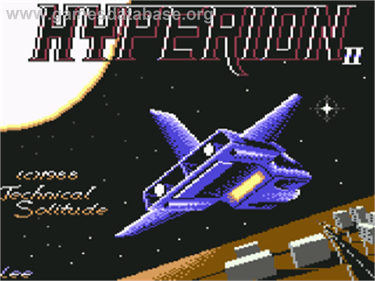 Hyperion 2 - Commodore 64 - Artwork - Title Screen