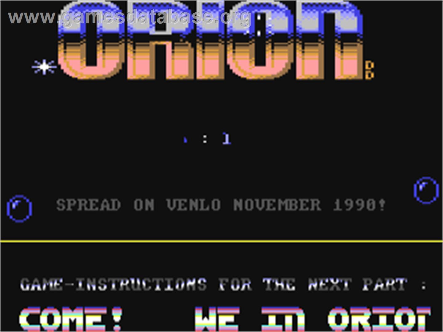Ice-cold 2 - Commodore 64 - Artwork - Title Screen
