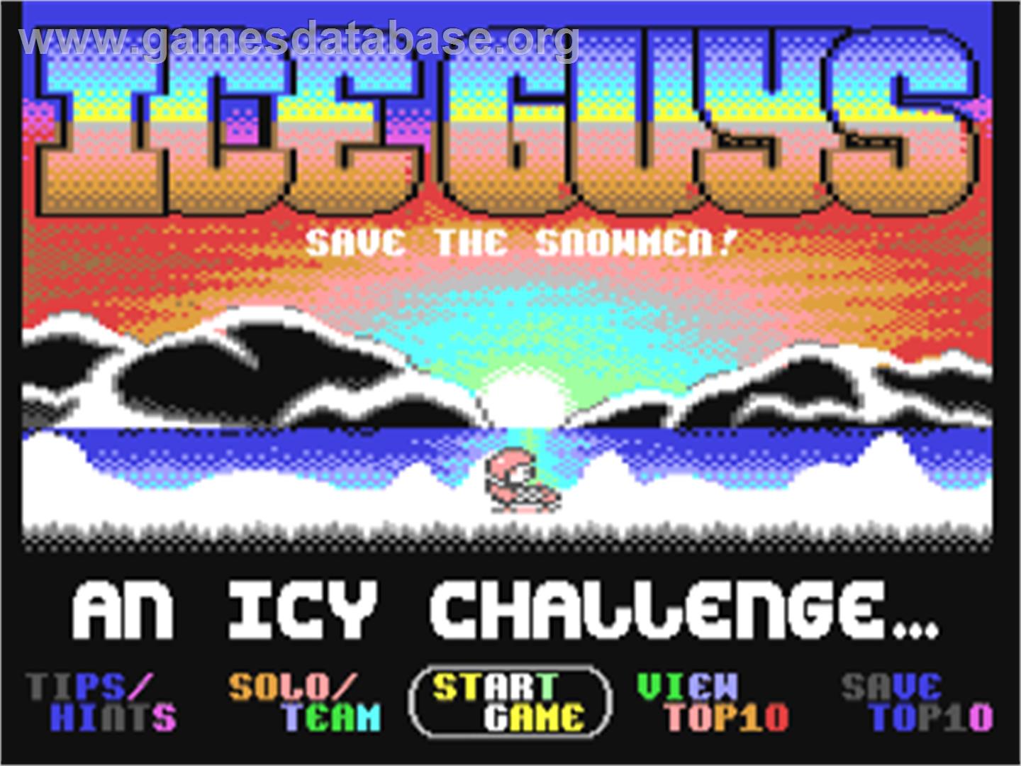 Ice Guys - Commodore 64 - Artwork - Title Screen