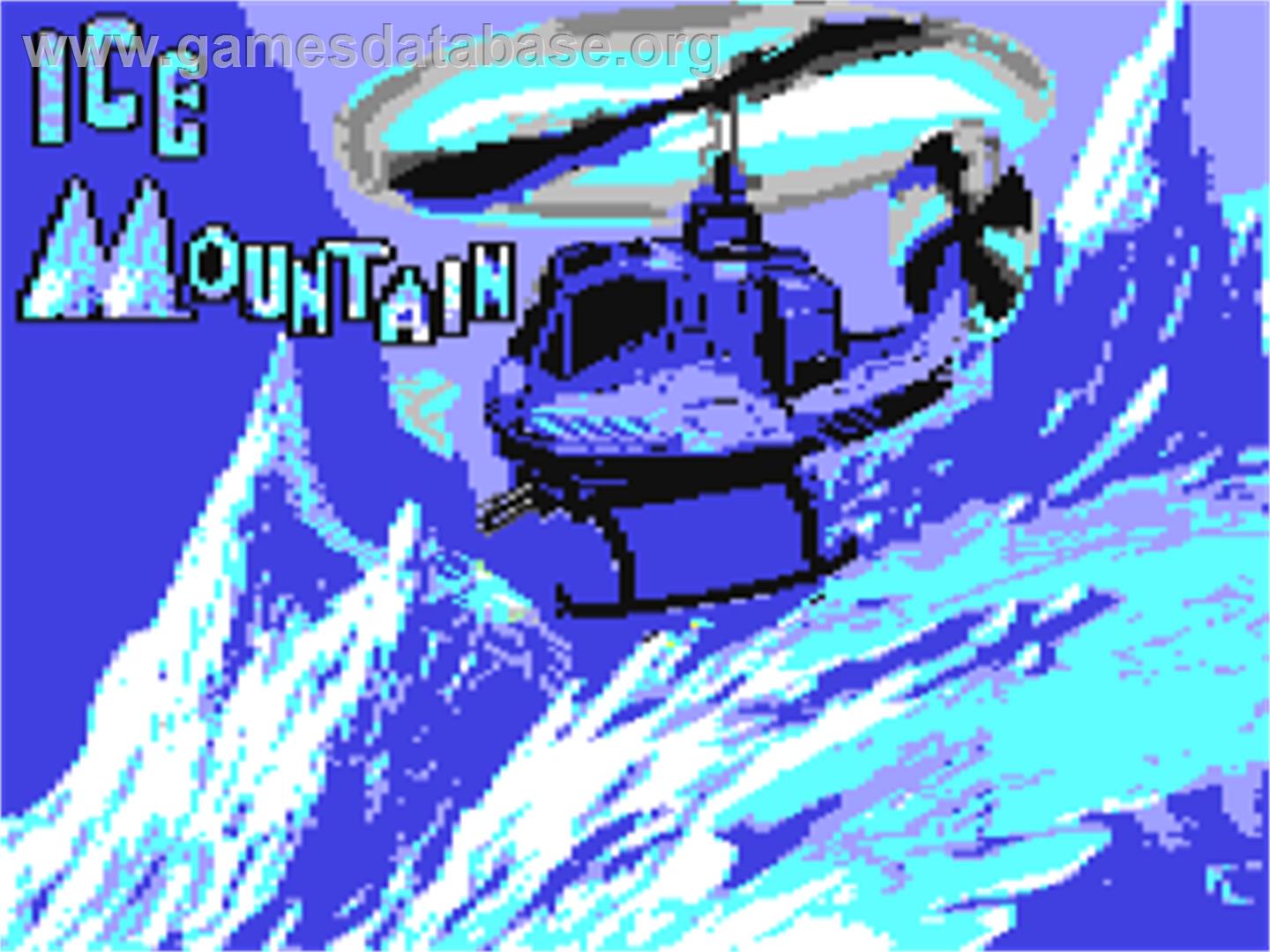 Ice Mountain - Commodore 64 - Artwork - Title Screen