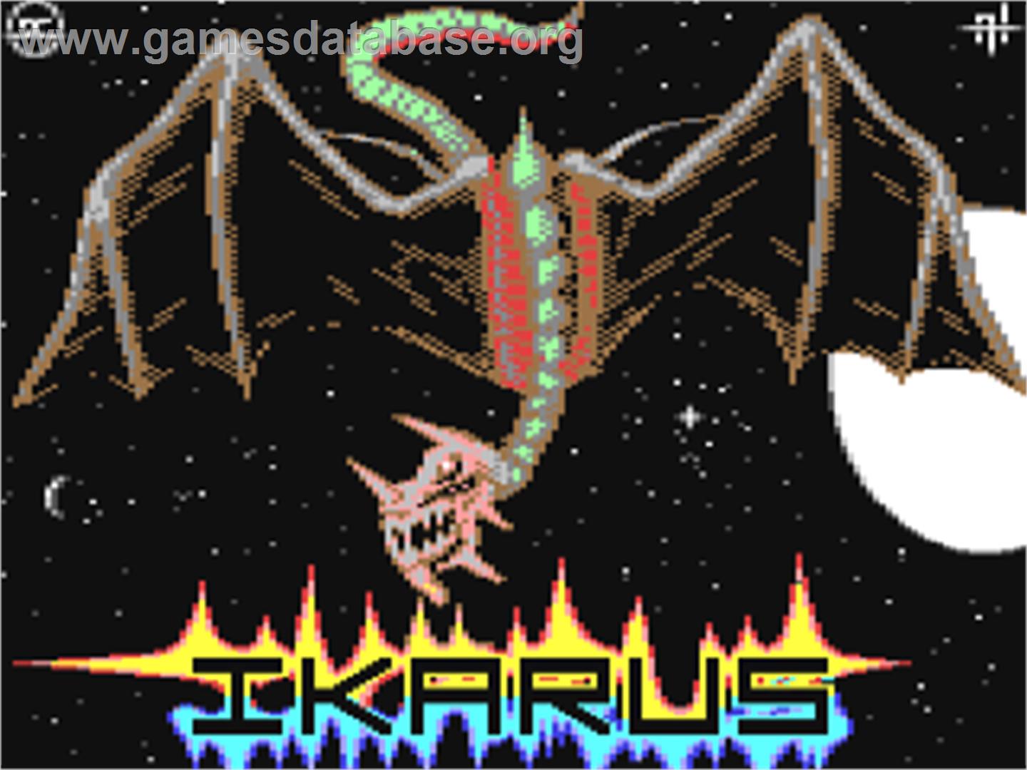 Ikarus - Commodore 64 - Artwork - Title Screen
