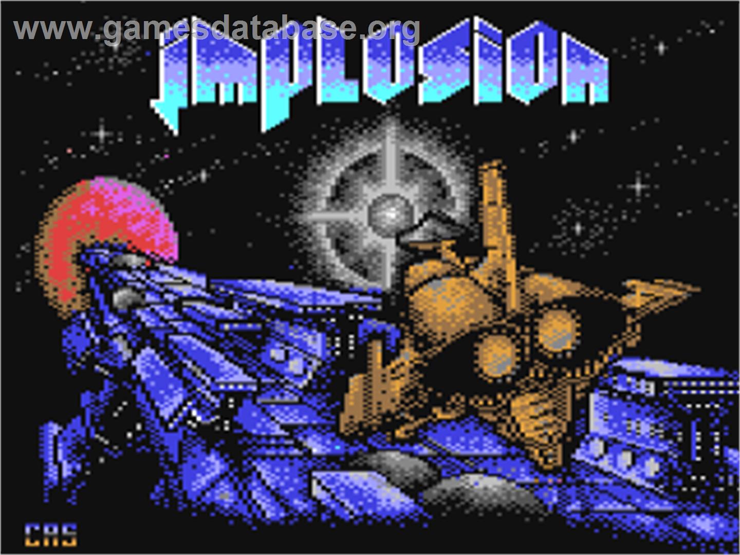 Implosion - Commodore 64 - Artwork - Title Screen