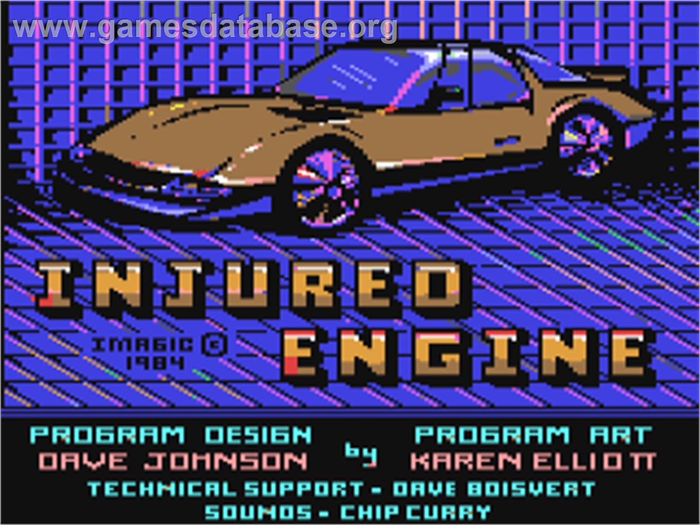 Injured Engine - Commodore 64 - Artwork - Title Screen