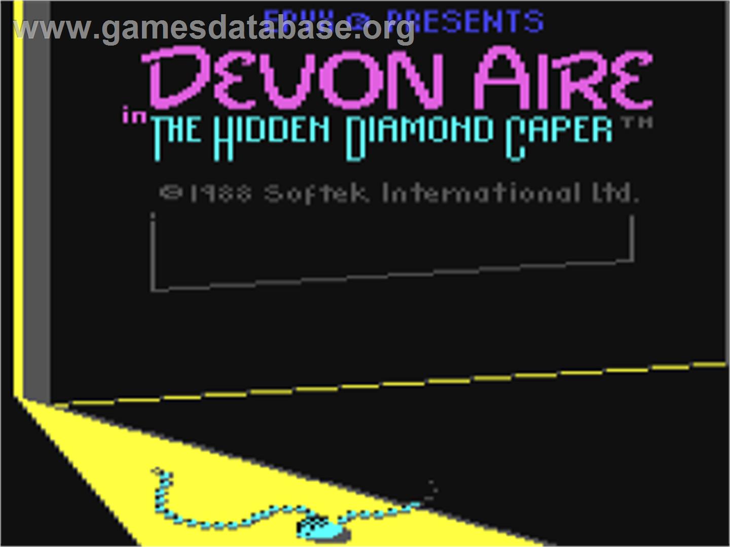 Inside Outing - Commodore 64 - Artwork - Title Screen
