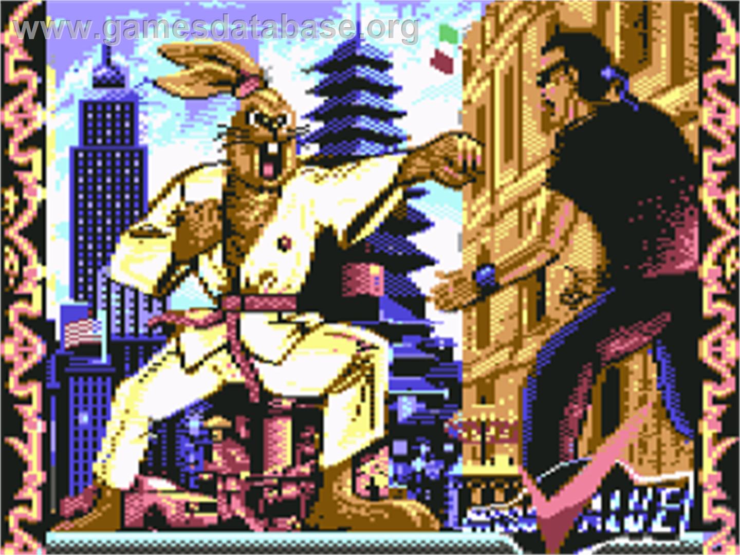 International Ninja Rabbits - Commodore 64 - Artwork - Title Screen