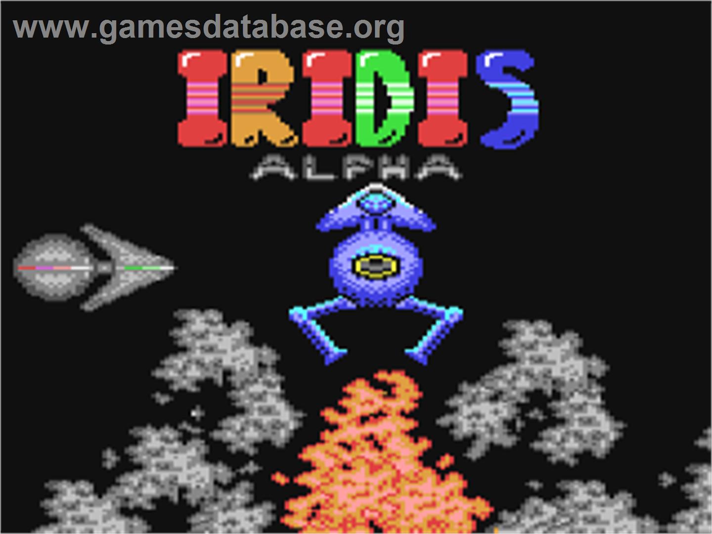 Iridis Alpha - Commodore 64 - Artwork - Title Screen